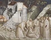 St.Benedict Revives a Monk from under the Rubble Spinello Aretino